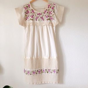 Mexican embroidered dress
